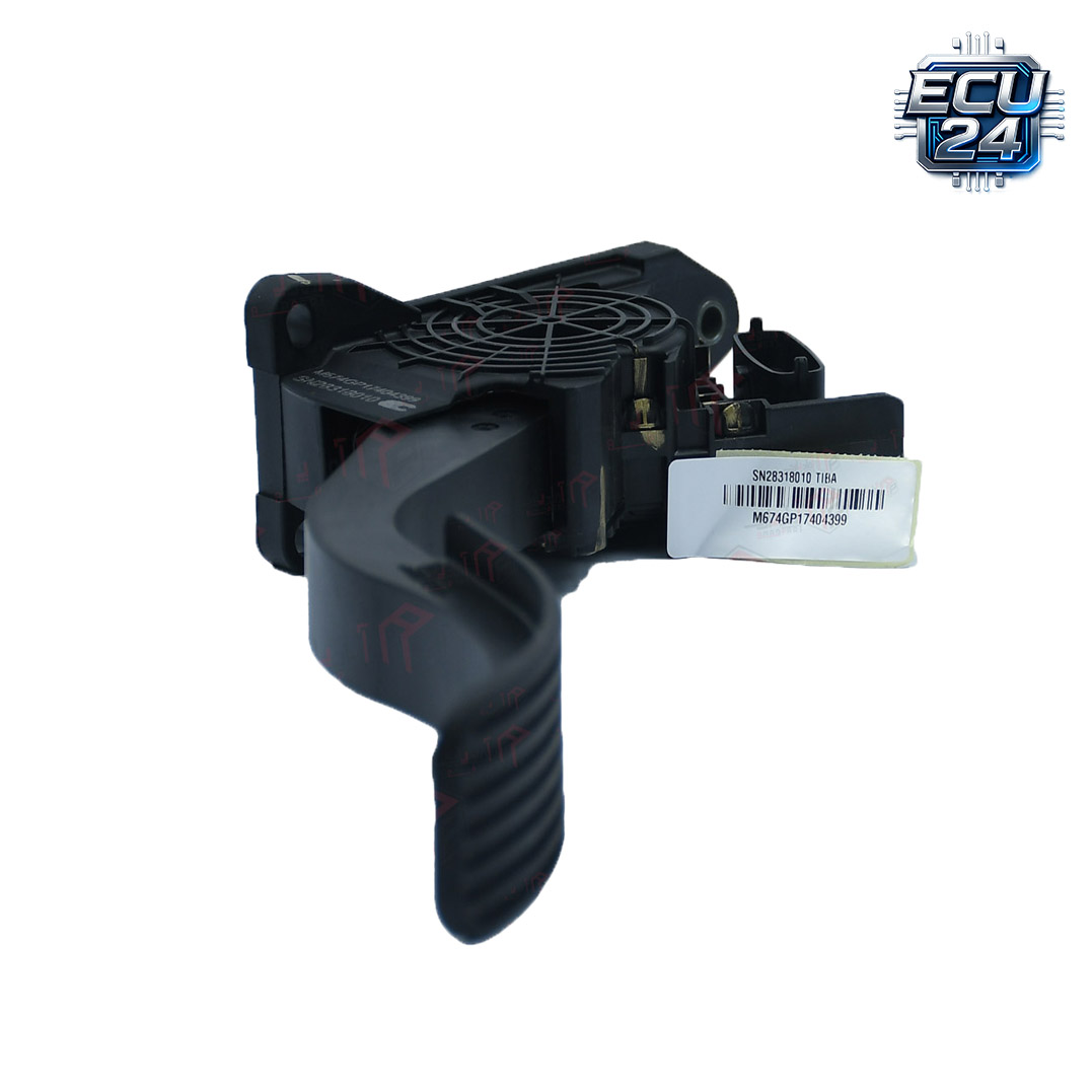پدال گاز برقی تیبا با کانکتور ۹۰ درجه کروز کد SN28318010 | پدال گاز الکترونیکی اصلی تیبا