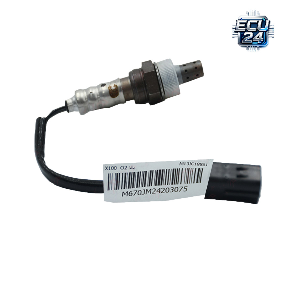 سنسور اکسیژن سوکت مشکی پراید یورو 4 سیم کوتاه بالای موتور X100 مدل 1Y2A کروز M13IC18861