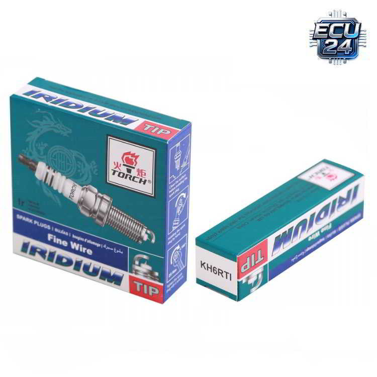 شمع پژو 206 تیپ 5 و رانا پایه بلند سوزنی ایریدیوم تورچ TORCH اصلی | شمع موتور TU5 /KH6RTI