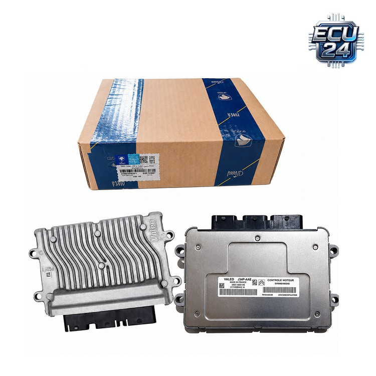 کامپیوتر / ایسیو ECU Valeo J34 فرانسه برای موتور TU3 تیپ 2 ایساکو مناسب پژو ۲۰۶ با دریچه گاز برقی J34 والئو فرانسه اصلی / کد فنی 2090308201